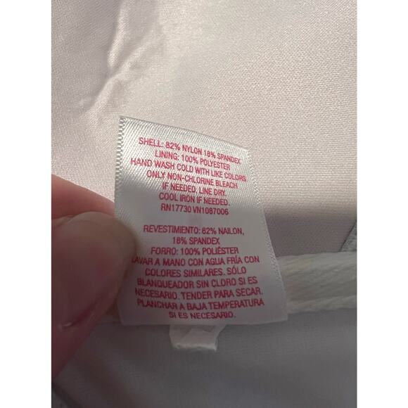 Xhilaration Women's Tie-Front Cut-Out One Piece Bathing Suits Multicolor Size M - Picture 8 of 10